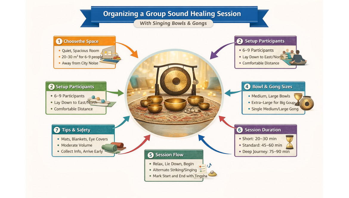 Group Sound Healing: Singing Bowls and Gong Guide